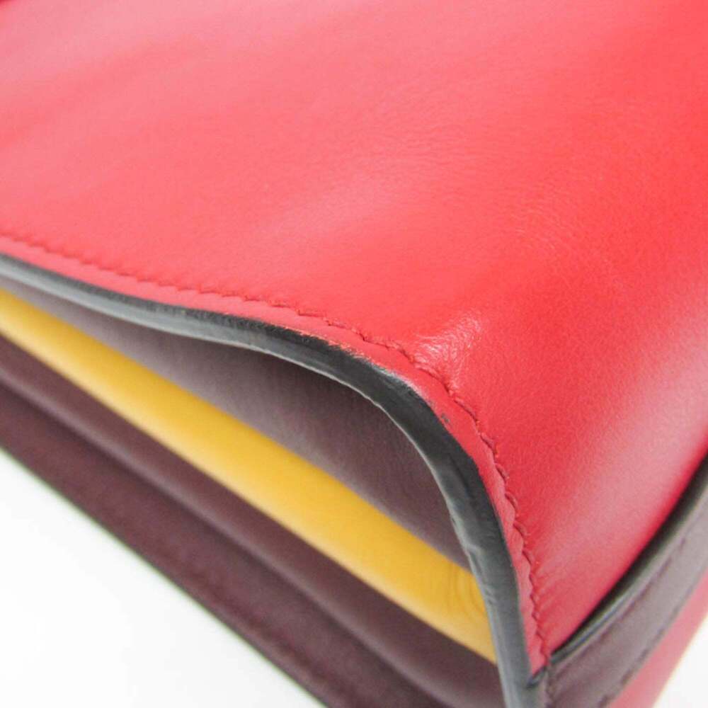 PRADA Red Leather Shoulder Bag - Picture 6 of 16